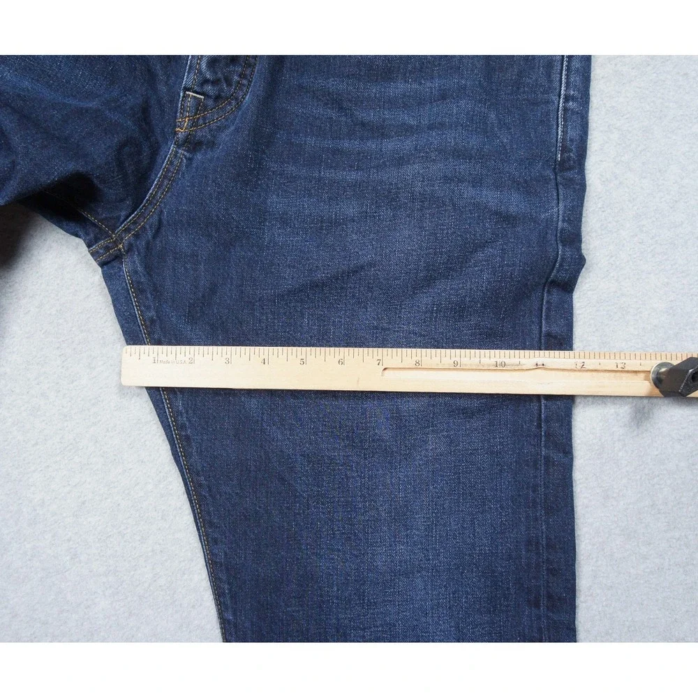 Scotch & Soda Jeans Mens 36x34 Blue Slim Straight Stretch Denim Pants Ralston